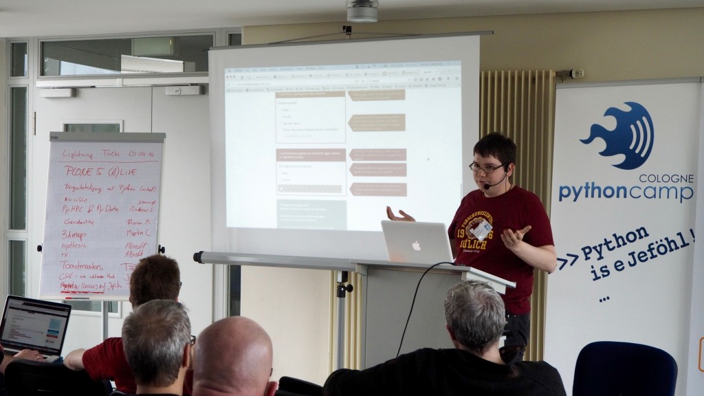 Lightning Talks beim PythonCamp 2016 in Köln